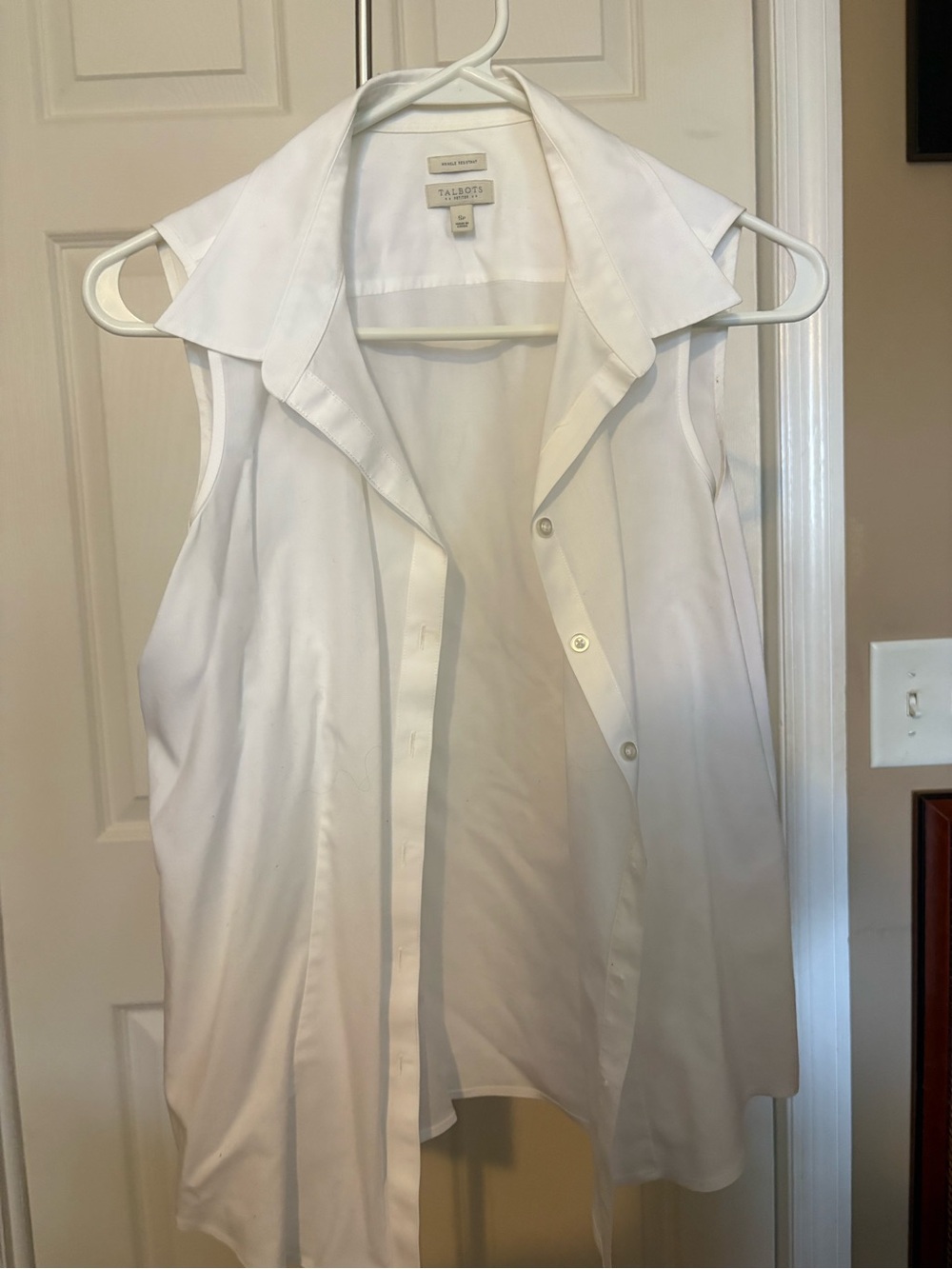 Sleeveless Button Down